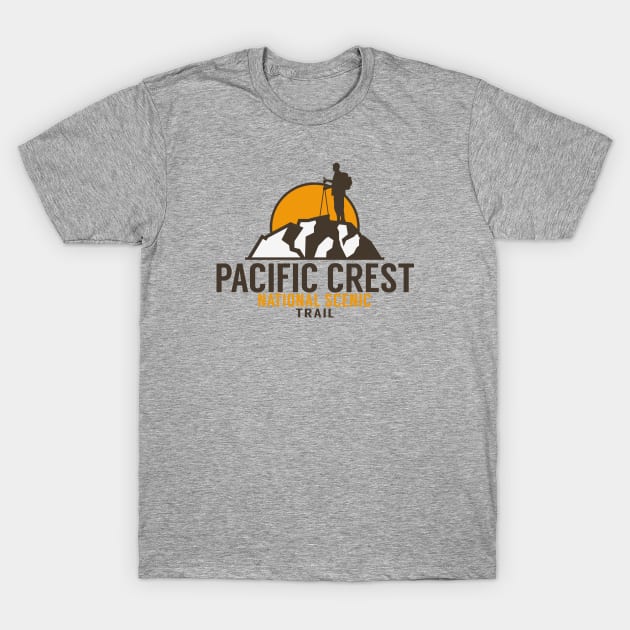 PACIFIC CREST TRAIL HIKING T-Shirt by heybert00